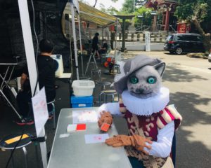 神社で献血「瀬田玉川神社」