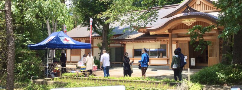 神社de献血　[石神井氷川神社]　(練馬区)