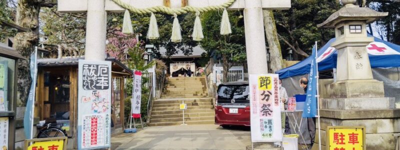 神社de献血　[太子堂八幡神社]　(世田谷区)