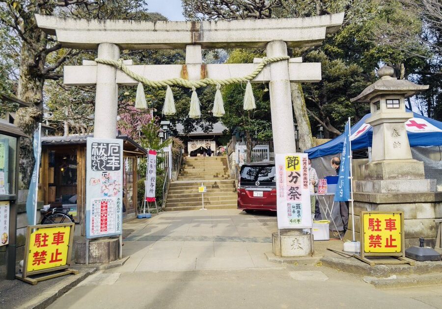 神社de献血