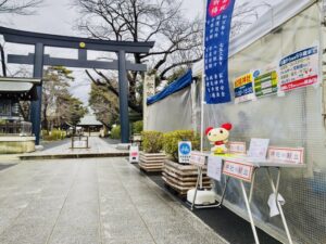 神社de献血　[松陰神社]　