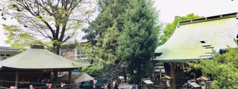 神社de献血　[上目黒氷川神社]　(目黒区)