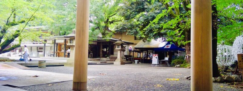 神社de献血　[乃木神社]　(港区)